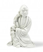 CHINESE DEHUA WHITE GLAZED LUO