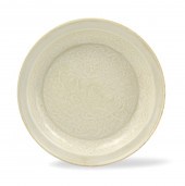 CHINESE DING WARE DISH W/ PHOE