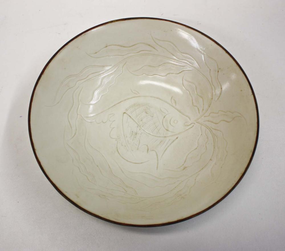 CHINESE DING WARE PORCELAIN BOWL,