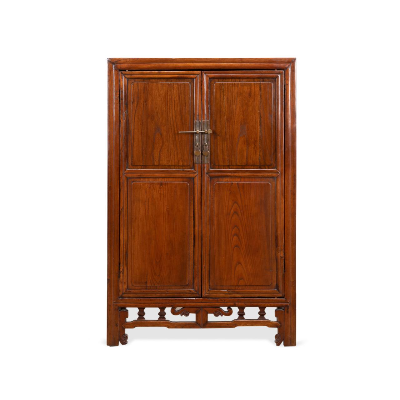 CHINESE DOUBLE DOOR HARDWOOD