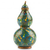 CHINESE DOUBLE GOURD CLOISONNE