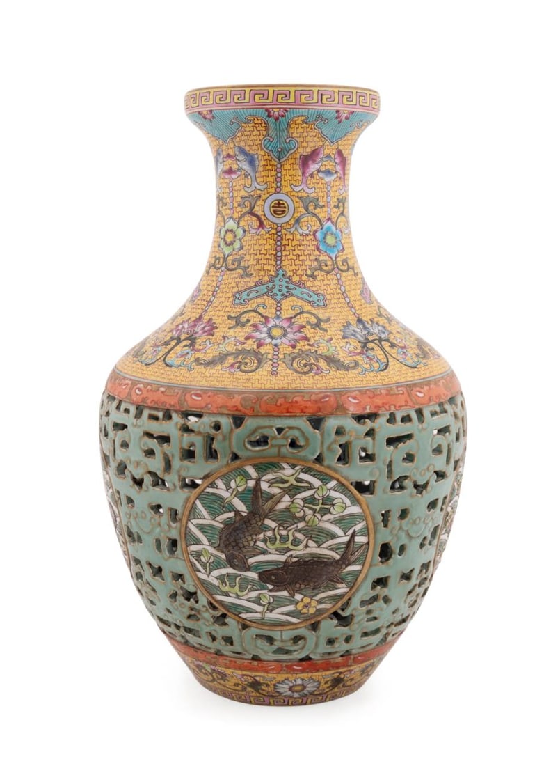 CHINESE DOUBLE-WALLED RETICULATED