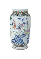 CHINESE DOUCAI 100 BOYS MOTIF