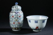 CHINESE DOUCAI FORCELAIN JAR A
