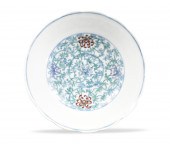 CHINESE DOUCAI GLAZED BOWL W/