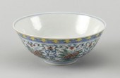 CHINESE DOUCAI PORCELAIN BOWL