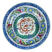 CHINESE DOUCAI PORCELAIN CHARG