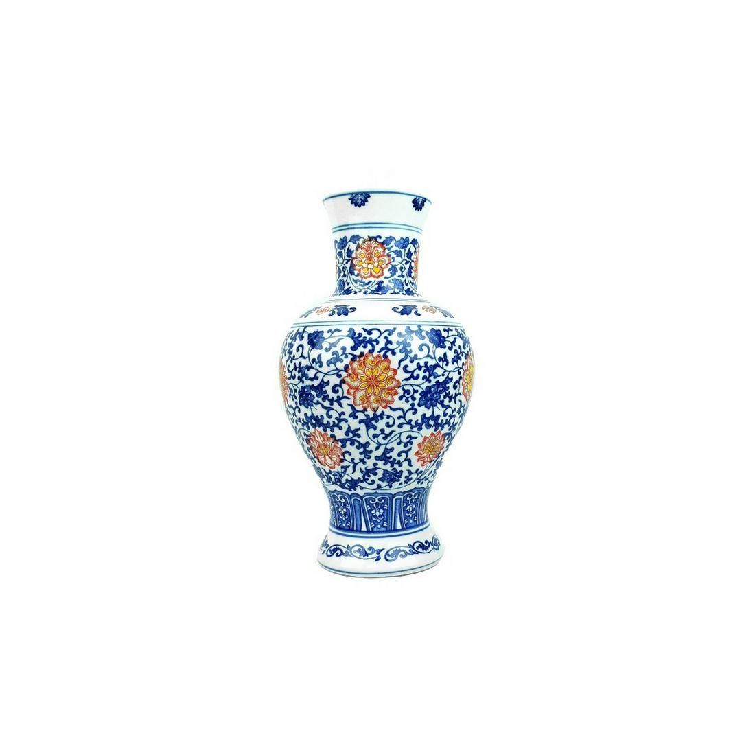 CHINESE DOUCAI STYLE VASELarge