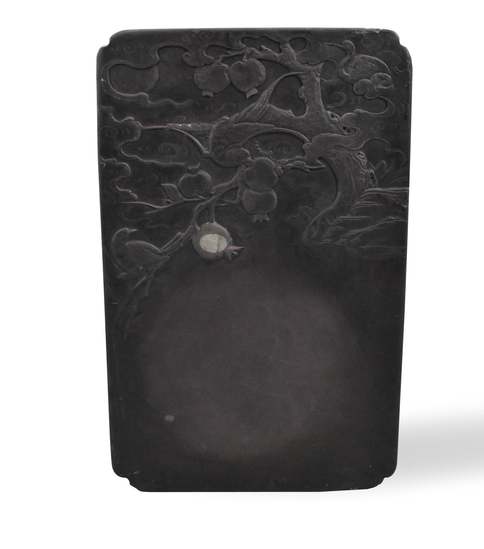 CHINESE DUAN INK STONE W/ ZITAN