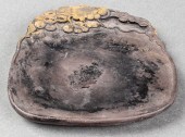CHINESE DUAN INKSTONE WITH FRU
