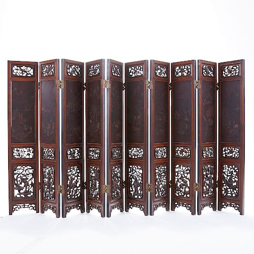 CHINESE EARLY 20TH C. WOOD AND