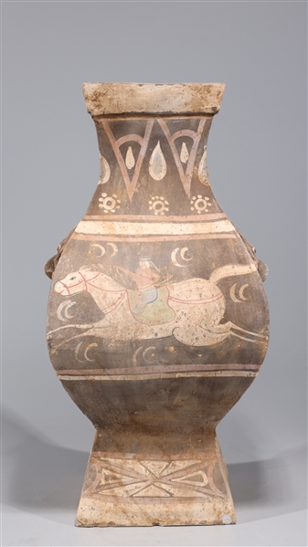 Chinese early style faceted ceramic