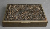 CHINESE EBONIZED WOOD PHOENIX