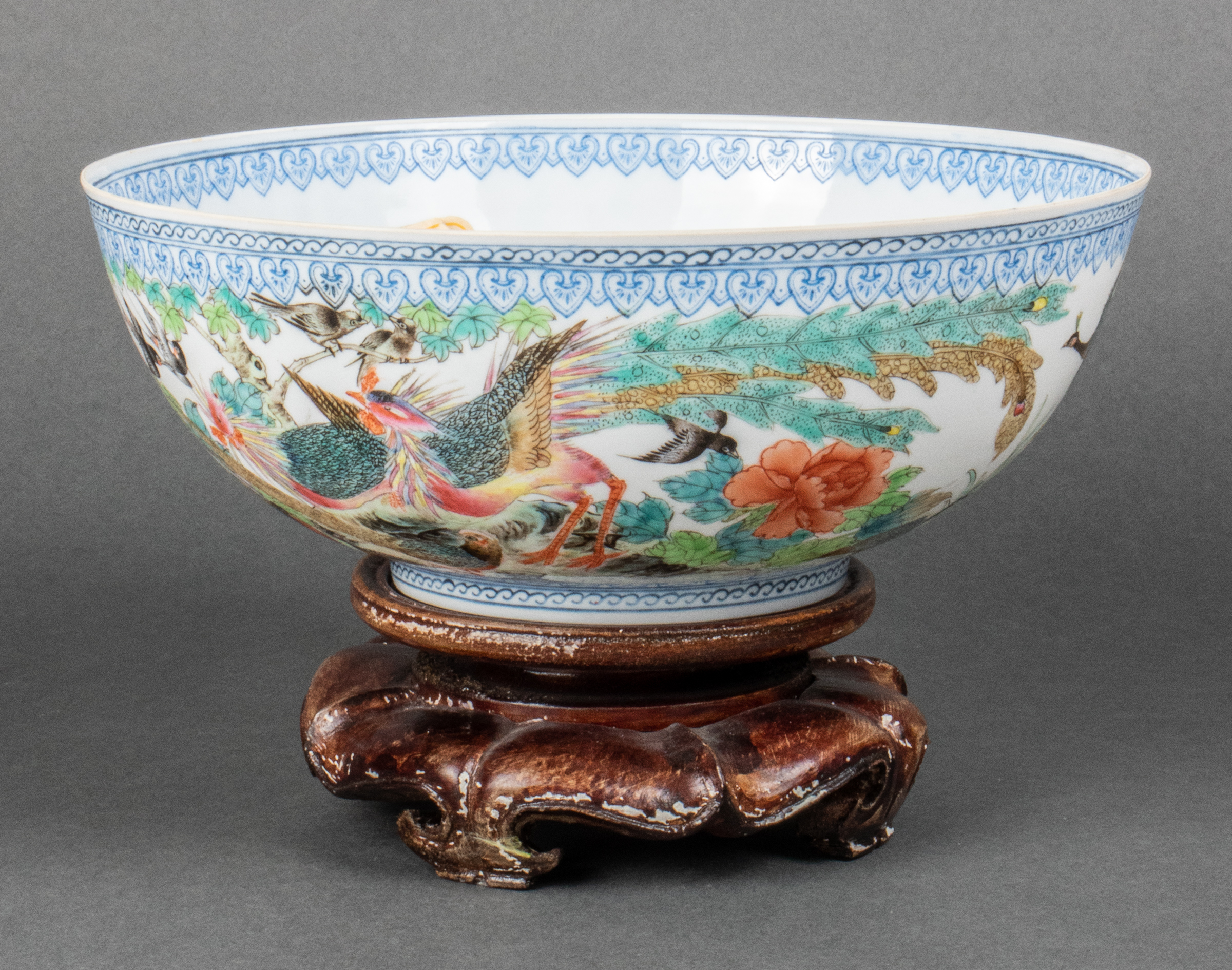 CHINESE EGGSHELL PORCELAIN BOWL W