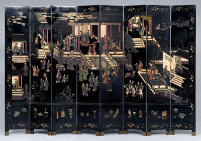 Chinese eight-panel coromandel