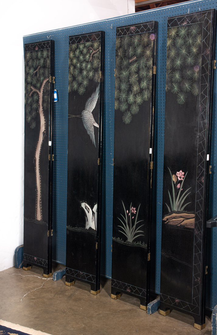CHINESE EIGHT-PANEL COROMANDEL