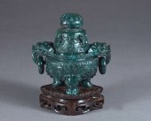 Chinese Elaborately Carved Dar
