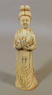 Chinese elephant ivory attenda