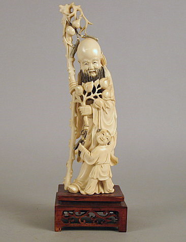 Chinese elephant ivory figure   