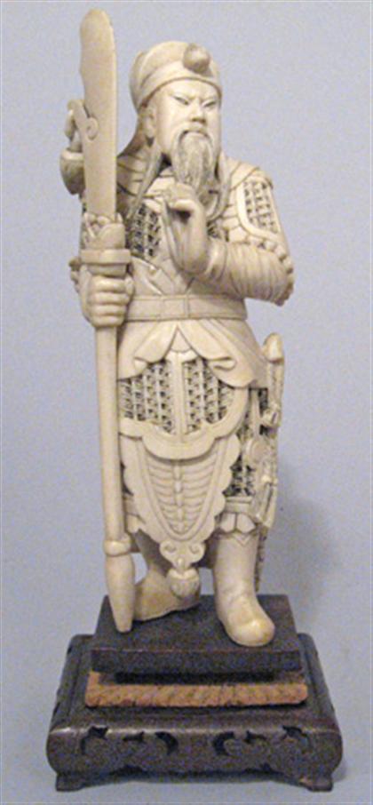 Chinese elephant ivory guardian