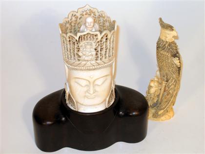 Chinese elephant ivory phoenix