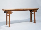 CHINESE ELM WOOD ALTAR TABLE,