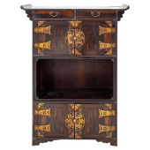 CHINESE ELM WOOD CABINET<br>Ch