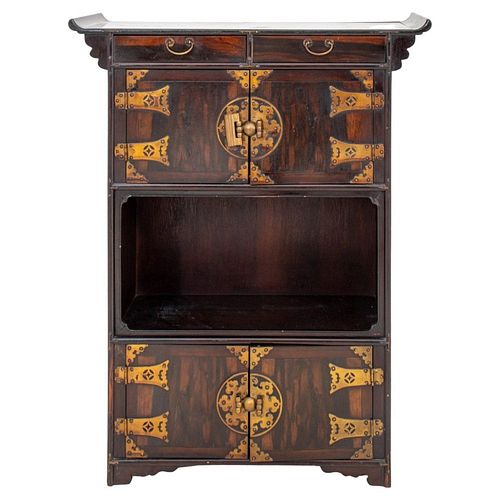 CHINESE ELM WOOD CABINETChinese elm
