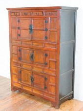 CHINESE ELM WOOD CHESTChinese