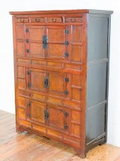 CHINESE ELM WOOD STORAGE CABIN