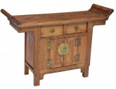 CHINESE ELMWOOD ALTAR CABINETC
