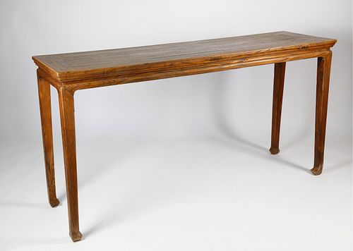 CHINESE ELMWOOD ALTAR TABLE,