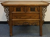 CHINESE ELMWOOD ALTAR TABLE, 3