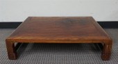 CHINESE ELMWOOD LOW TABLE, H: