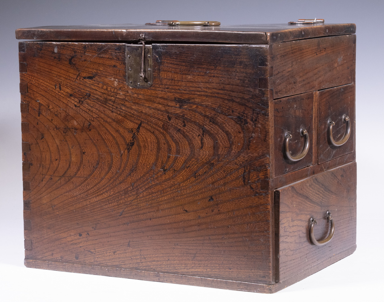 CHINESE ELMWOOD STORAGE BOX Vintage