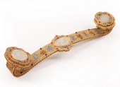 CHINESE EMBELLISHED GILT FILIG