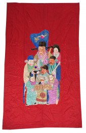 CHINESE EMBROIDERED AND APPLIQ