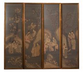 CHINESE EMBROIDERED & HAND PAI