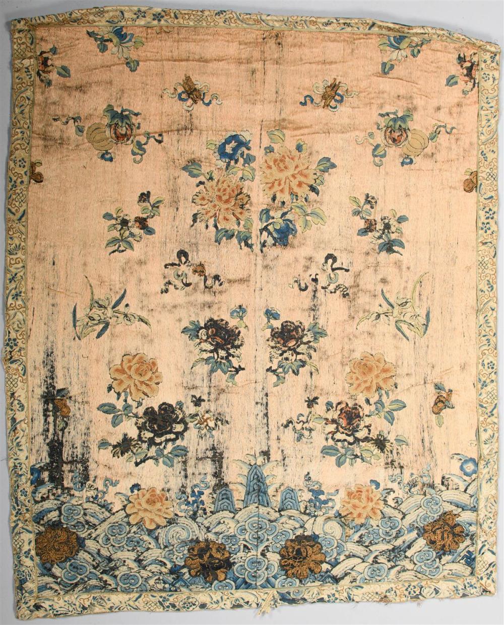 CHINESE EMBROIDERED PANEL, QING