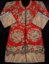 Chinese embroidered robe first
