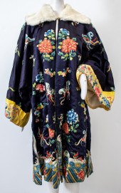 CHINESE EMBROIDERED SILK AND F