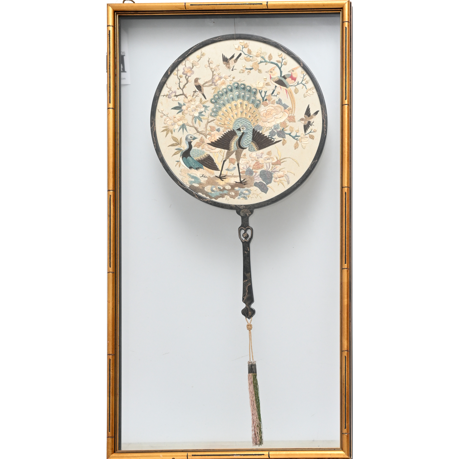CHINESE EMBROIDERED SILK AND