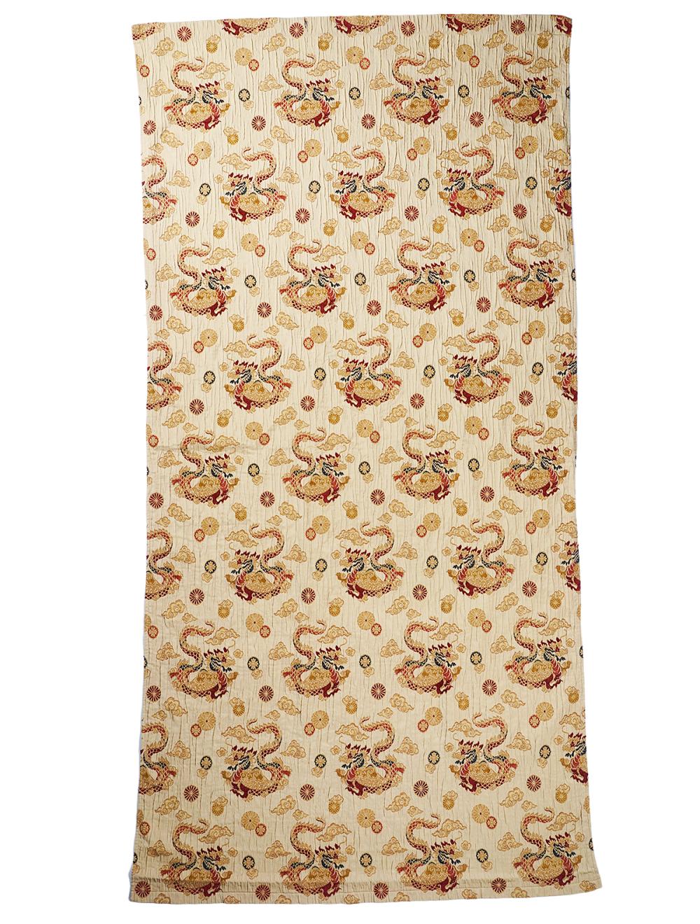 CHINESE EMBROIDERED SILK FABRIC