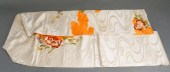 CHINESE EMBROIDERED SILK OBI,