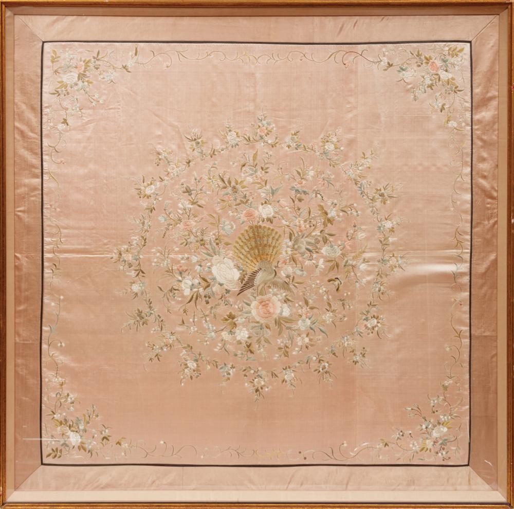 CHINESE EMBROIDERED SILK