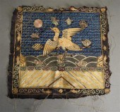 CHINESE EMBROIDERED SILK PANEL