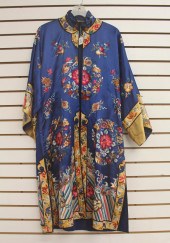 CHINESE EMBROIDERED SILK ROBEC