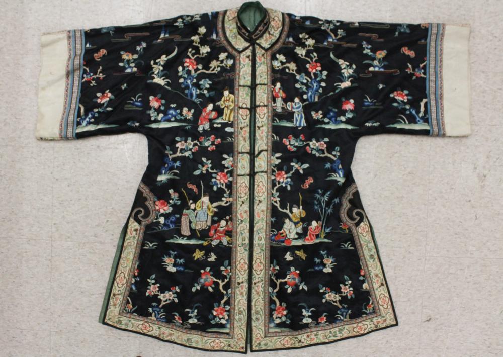 CHINESE EMBROIDERED SILK