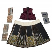 CHINESE EMBROIDERED SKIRT, VES