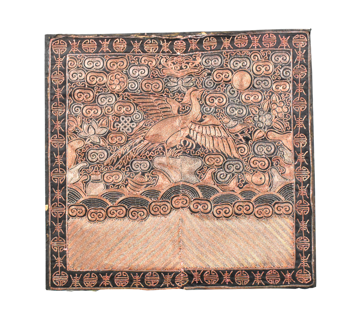 CHINESE EMBROIDERY BUZI W/